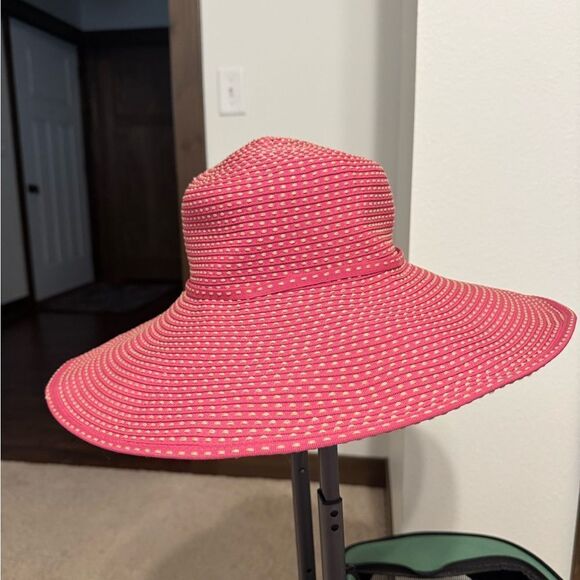 San Diego Women's Pink Ribbon Braid Hat with 5” brim EUC - Picture 3 of 16